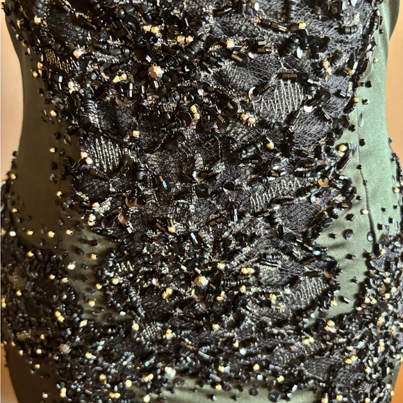 Mandalay green  Black Embellished Dress - Picture 4 of 12